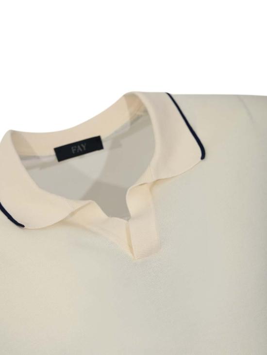26SS 페이 폴로 티셔츠 NMMC1521740VHY134E Dark Blue - FAY