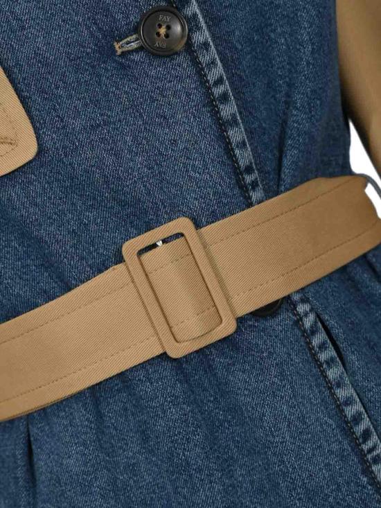 26SS 페이 트렌치 코트 NAW6252375LGB11033 Blue - FAY