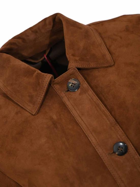 26SS 막스마라 스튜디오 가죽 자켓 26164410216E15 Dark Brown - MAX MARA STUDIO