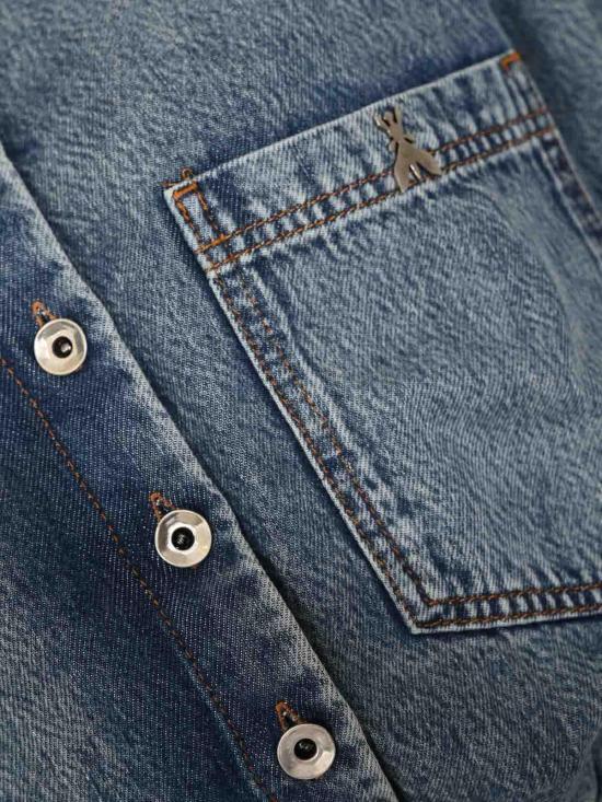 26SS 파트리지아페페 데님 원피스 8A1607D108CB05 Blue - PATRIZIA PEPE