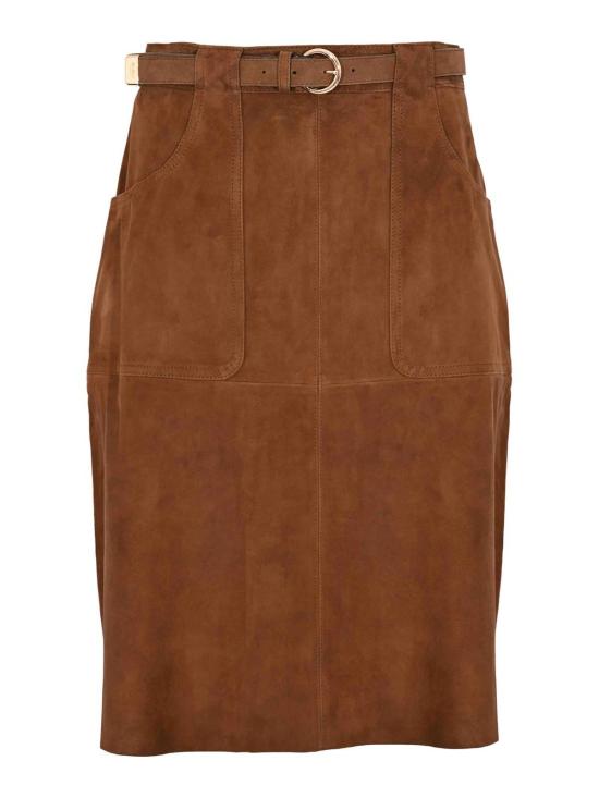 26SS 막스마라 스튜디오 미디 스커트 26164010116E15 Dark Brown