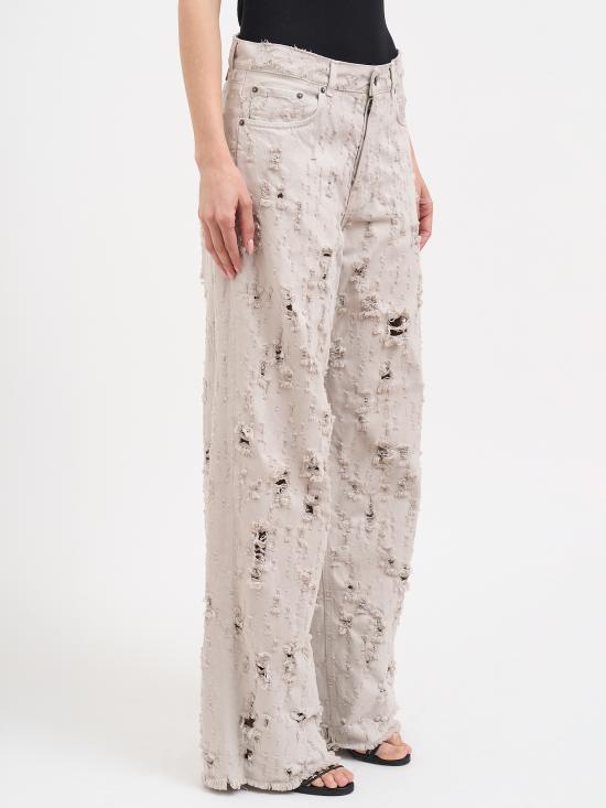 26SS 하이쿠레 데님 팬츠 NHEW03296GF180PXDT0569 White - HAIKURE