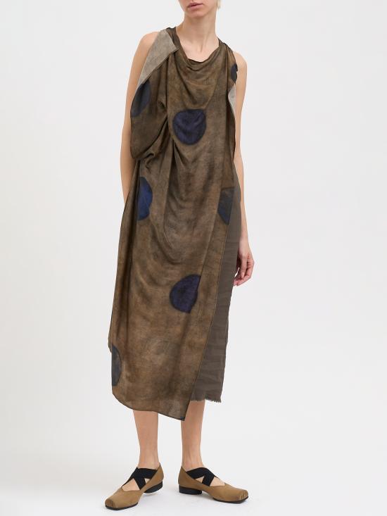 26SS 우마 왕 롱 원피스 NUW5082UW063 Beige - UMA WANG