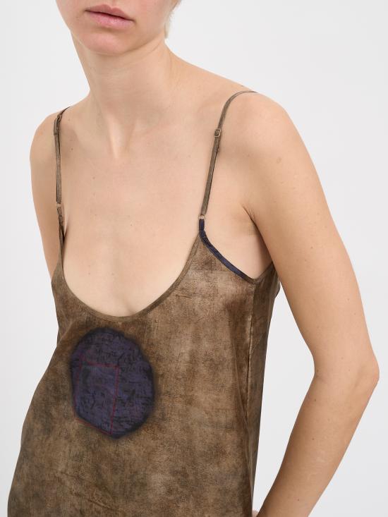 26SS 우마 왕 롱 원피스 NUW5082UW063 Beige - UMA WANG