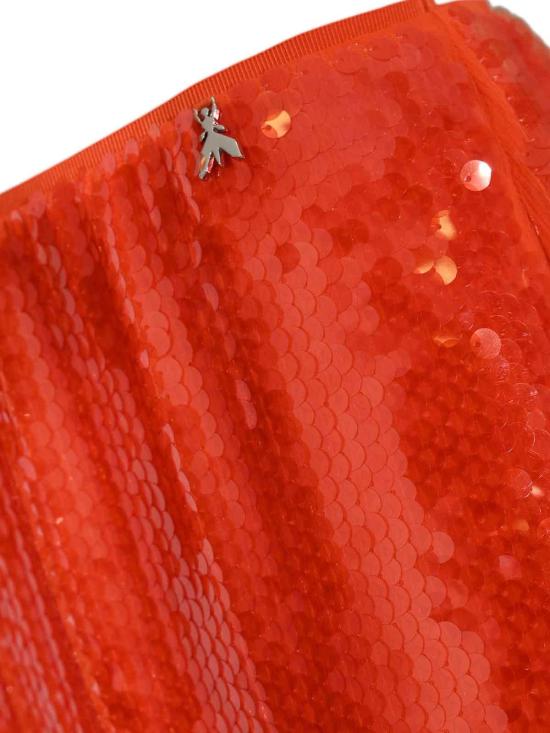 26SS 파트리지아페페 미디 스커트 8G0506A724R885 Orange - PATRIZIA PEPE