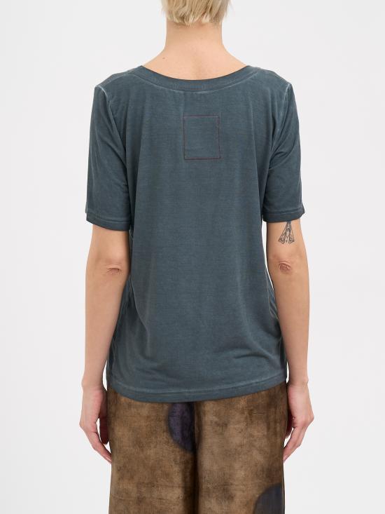 26SS 우마 왕 반팔 티셔츠 NUW1032UW380 Blue - UMA WANG