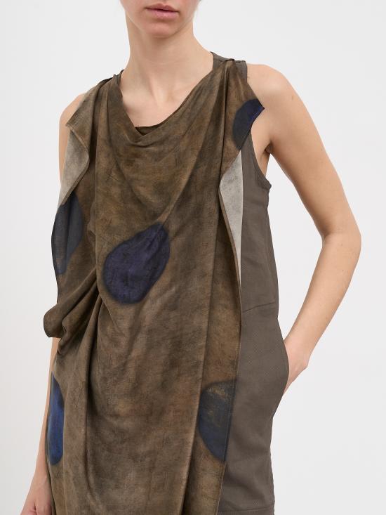 26SS 우마 왕 롱 원피스 NUW5069UW890 Grey - UMA WANG