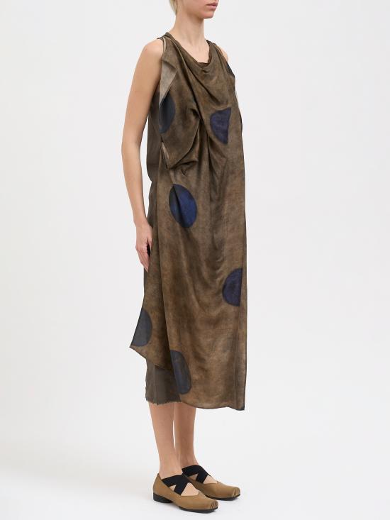 26SS 우마 왕 롱 원피스 NUW5069UW890 Grey - UMA WANG