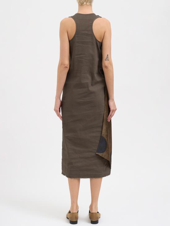 26SS 우마 왕 롱 원피스 NUW5069UW890 Grey - UMA WANG