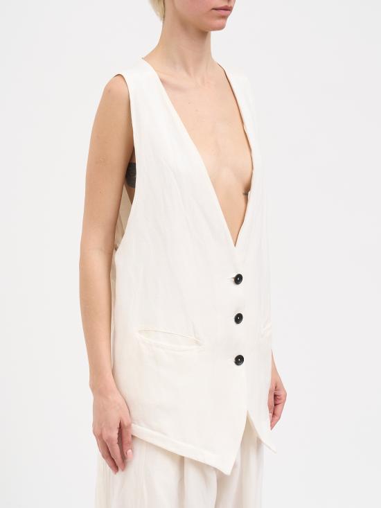 26SS 안드레아 야코브 베스트 N26WSFT76VISCOSECOTTON10 White - ANDREA YA'AQOV