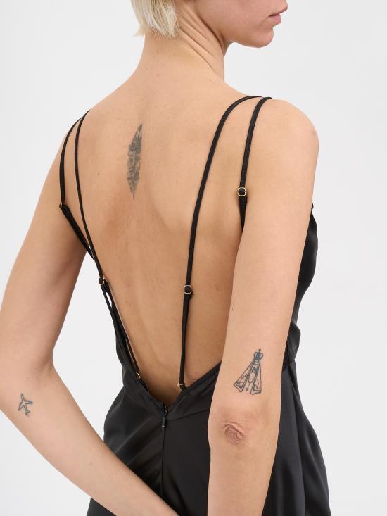 26SS 엘리자베타프랜치 롱 원피스 NABR3362E2110 Black - ELISABETTA FRANCHI