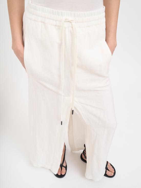 26SS 안드레아 야코브 롱 스커트 N26WSFT77VISCOSECOTTON10 White - ANDREA YA'AQOV