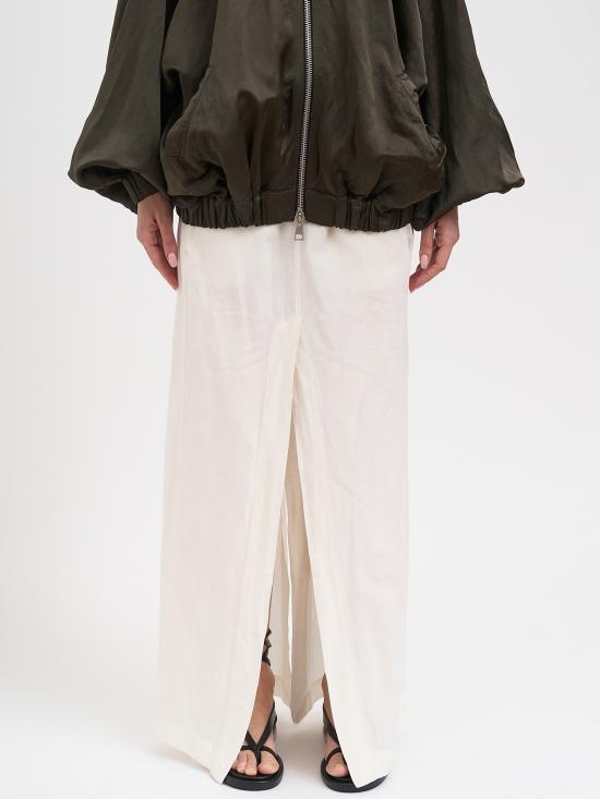 26SS 안드레아 야코브 롱 스커트 N26WSFT77VISCOSECOTTON10 White - ANDREA YA'AQOV