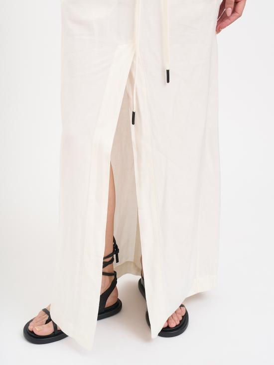 26SS 안드레아 야코브 롱 스커트 N26WSFT77VISCOSECOTTON10 White - ANDREA YA'AQOV