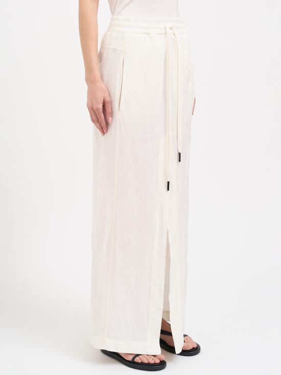 26SS 안드레아 야코브 롱 스커트 N26WSFT77VISCOSECOTTON10 White - ANDREA YA'AQOV