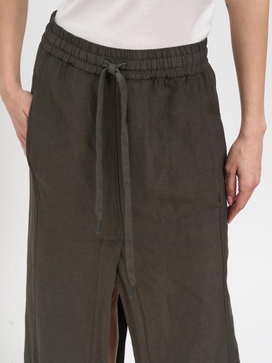 26SS 안드레아 야코브 롱 스커트 N26WSFT77VISCOSECOTTON01 Brown - ANDREA YA'AQOV