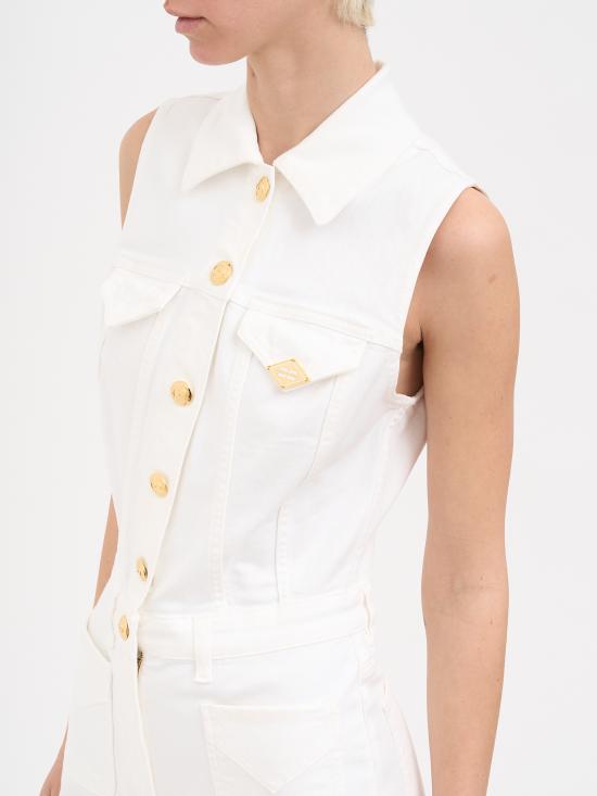 26SS 엘리자베타프랜치 점프수트 NTJ45N61E2360 White - ELISABETTA FRANCHI