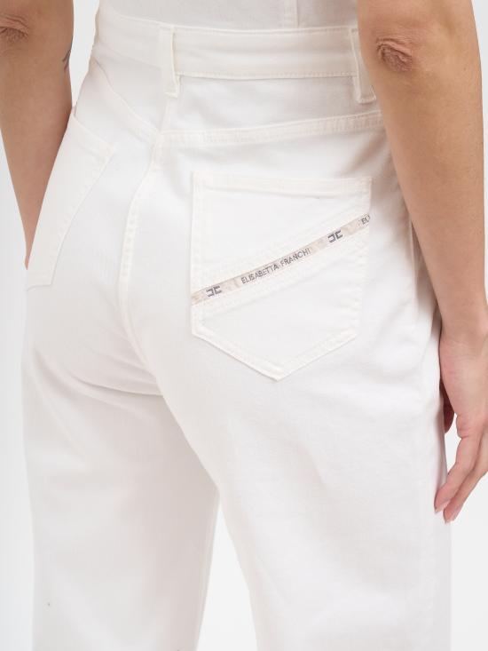 26SS 엘리자베타프랜치 점프수트 NTJ45N61E2360 White - ELISABETTA FRANCHI