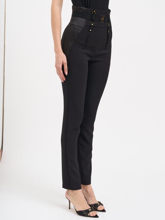 26SS 엘리자베타프랜치 스트레이트 팬츠 NPA18062E2110 Black - ELISABETTA FRANCHI