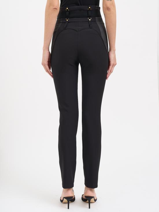 26SS 엘리자베타프랜치 스트레이트 팬츠 NPA18062E2110 Black - ELISABETTA FRANCHI