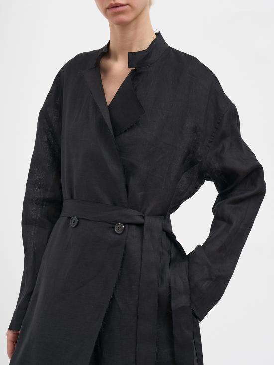 26SS 이자벨베네나토 트렌치 코트 NDW21S26BLACK Black - ISABEL BENENATO