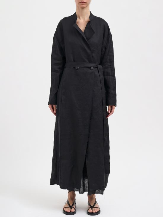 26SS 이자벨베네나토 트렌치 코트 NDW21S26BLACK Black