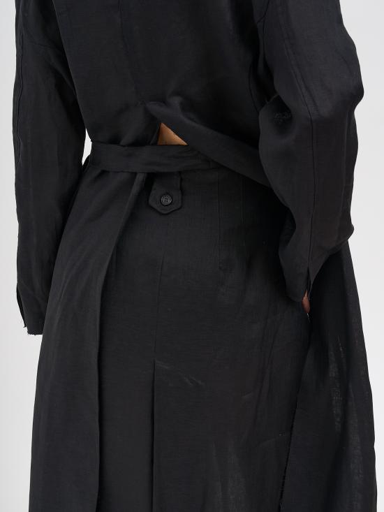 26SS 이자벨베네나토 트렌치 코트 NDW21S26BLACK Black - ISABEL BENENATO