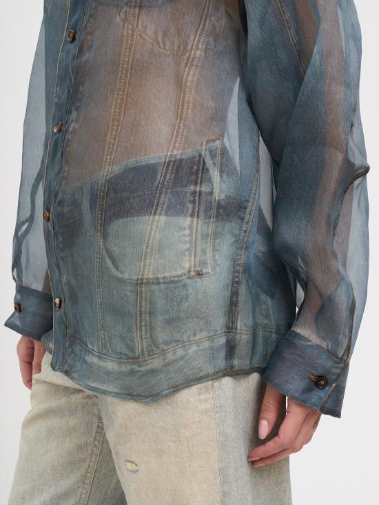 26SS 하이쿠레 셔츠 NHEW06103OR002PR002 Grey Blue - HAIKURE