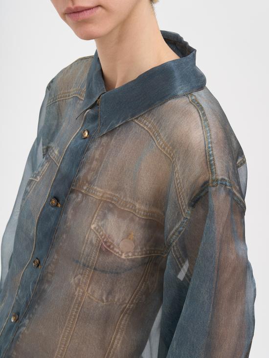 26SS 하이쿠레 셔츠 NHEW06103OR002PR002 Grey Blue - HAIKURE