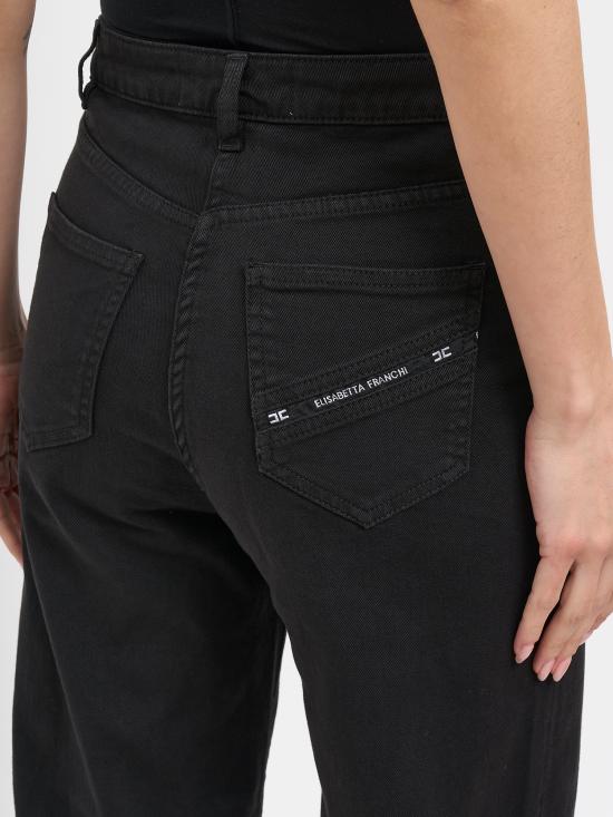26SS 엘리자베타프랜치 데님 팬츠 NPJ23N61E2110 Black - ELISABETTA FRANCHI