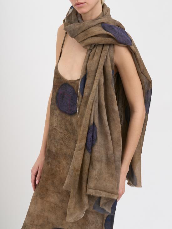 26SS 우마 왕 머플러/스카프 NUA0250UW063 Brown - UMA WANG