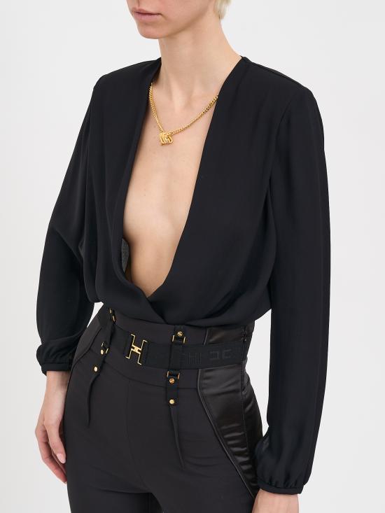 26SS 엘리자베타프랜치 긴팔 티셔츠 NCB00762E2110 Black - ELISABETTA FRANCHI