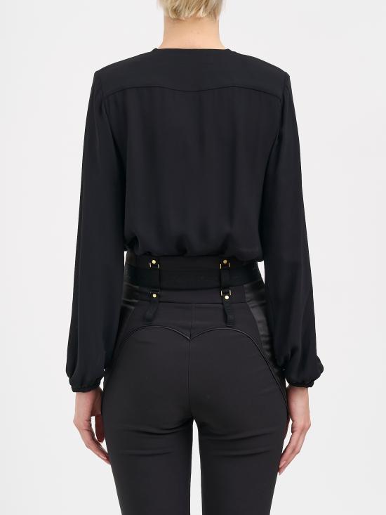 26SS 엘리자베타프랜치 긴팔 티셔츠 NCB00762E2110 Black - ELISABETTA FRANCHI