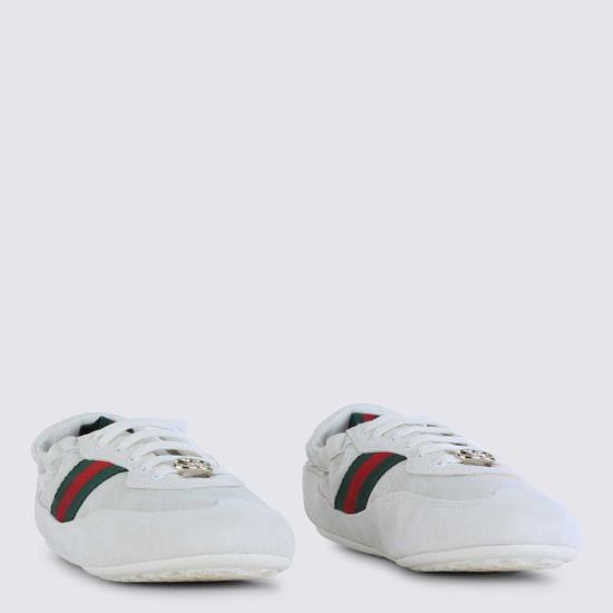  구찌 스니커즈 송아지 가죽  화이트 - GUCCI