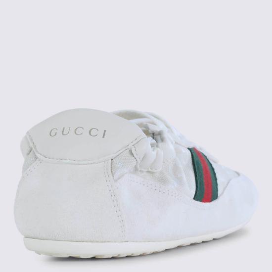  구찌 스니커즈 송아지 가죽  화이트 - GUCCI