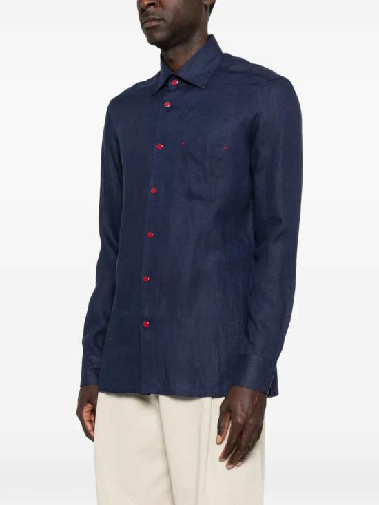 26SS 키톤 긴팔 셔츠 UMCNERHH0970113000 BLU - KITON