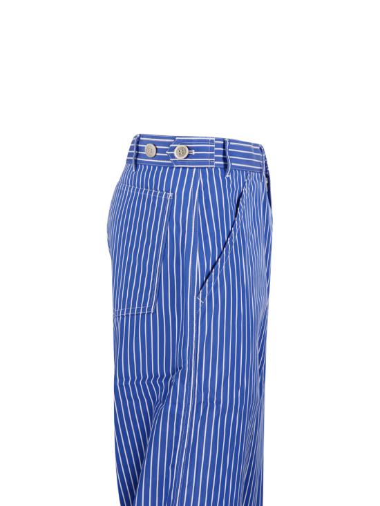 26SS 꼼데가르송 스트레이트 팬츠 FQP505 1 BLUE STRIPE - COMME DES GARCONS