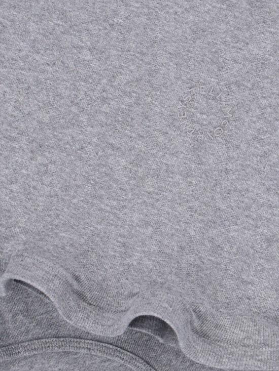  스텔라 맥카트니 민소매 티셔츠 스텔라 매카트니 코튼 탱크탑 그레이 - STELLA MCCARTNEY