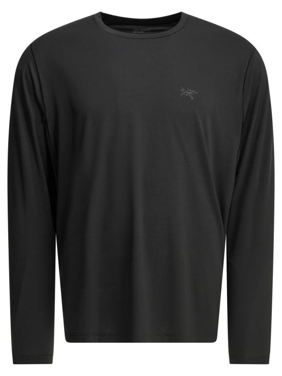 26SS 아크테릭스 코맥 로고 허니콤 크루넥 티셔츠 X000010291CORMAC CREW LSBLACK