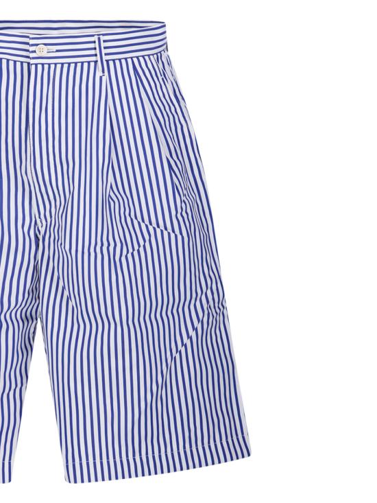 26SS 꼼데가르송 숏팬츠 FQP506 2 WHITE STRPE - COMME DES GARCONS
