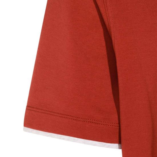  브루넬로 쿠치넬리 반팔 티셔츠 Brunello Cucinelli 코튼 티셔츠 - BRUNELLO CUCINELLI