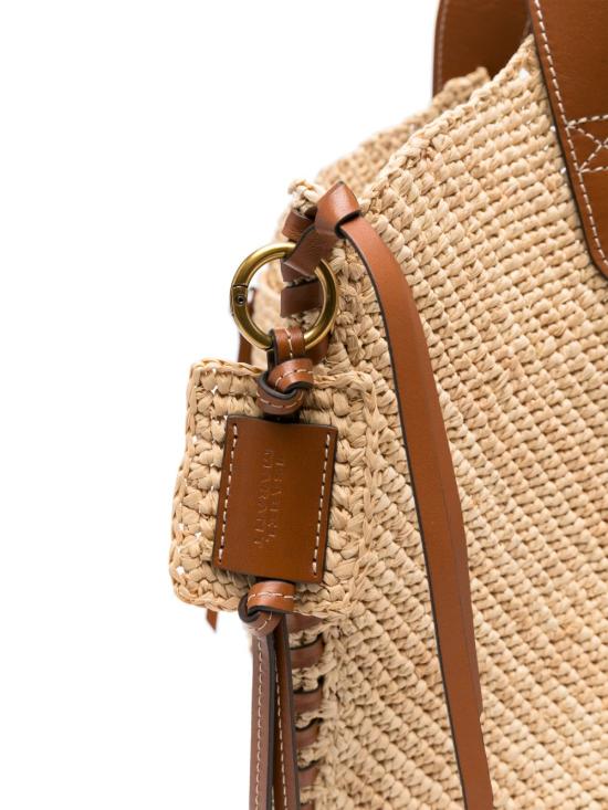 26SS 이자벨마랑 숄더백 PP0413FA C1X07MNLCG Beige - ISABEL MARANT
