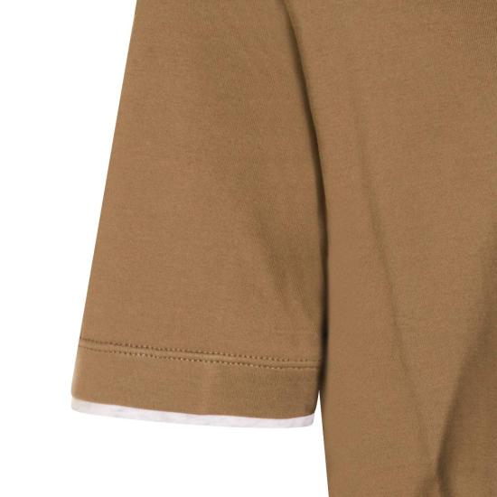  브루넬로 쿠치넬리 반팔 티셔츠 Brunello Cucinelli 코튼 티셔츠 - BRUNELLO CUCINELLI