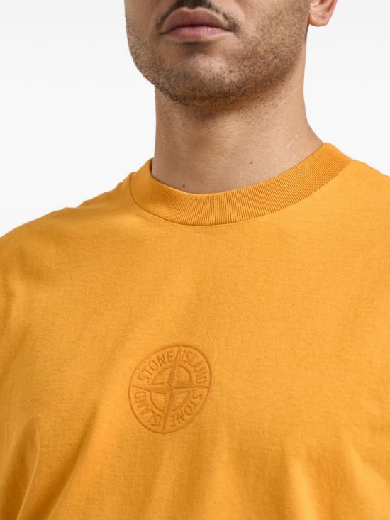 26SS 스톤 아일랜드 반팔 티셔츠 2100001 S0E14V007E Orange - STONE ISLAND