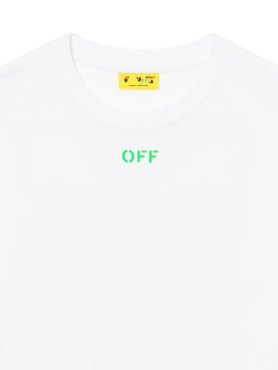 26SS [키즈] 오프화이트 티셔츠 44BAA002S26J004100 WHITE White - OFF WHITE