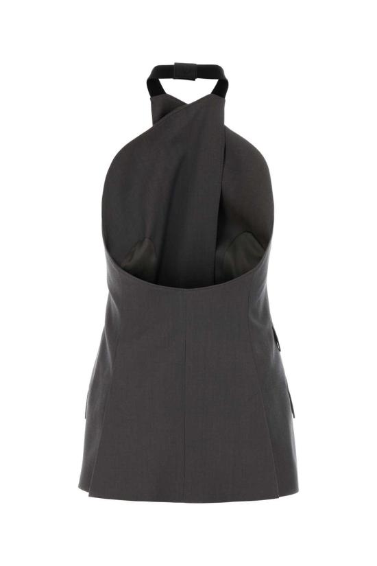  막스마라 숏 원피스 막스 마라 그레이 울 알리 미니 드레스 - MAX MARA