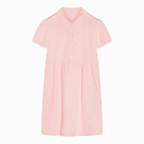  [키즈] 구찌 원피스 키즈 코튼 드레스 베이비 핑크