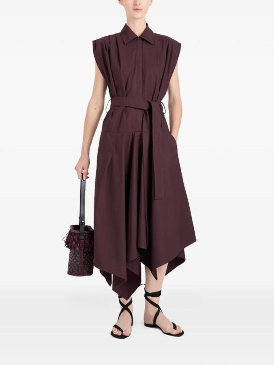 26SS 프로엔자슐러 미디 원피스 R2623026SC140542 Brown - PROENZA SCHOULER