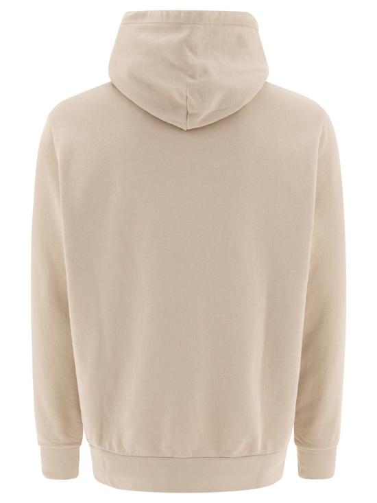 26SS 폴로 랄프로렌 긴팔 티셔츠 로고가 있는 후드티 (베이지색) - POLO RALPH LAUREN