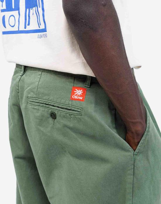  OLOW 스트레이트 팬츠 올로우 셈보 팬츠 올리브 - OTHER BRANDS